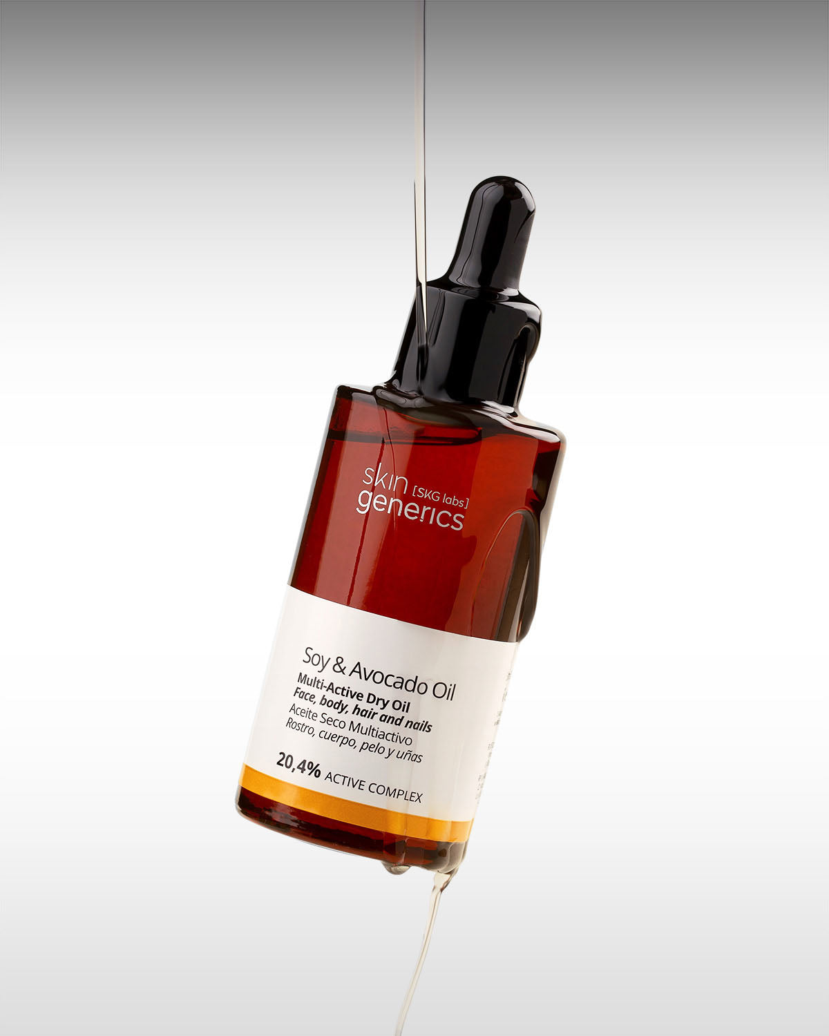 Multi-active dry oil with soy and avocado
