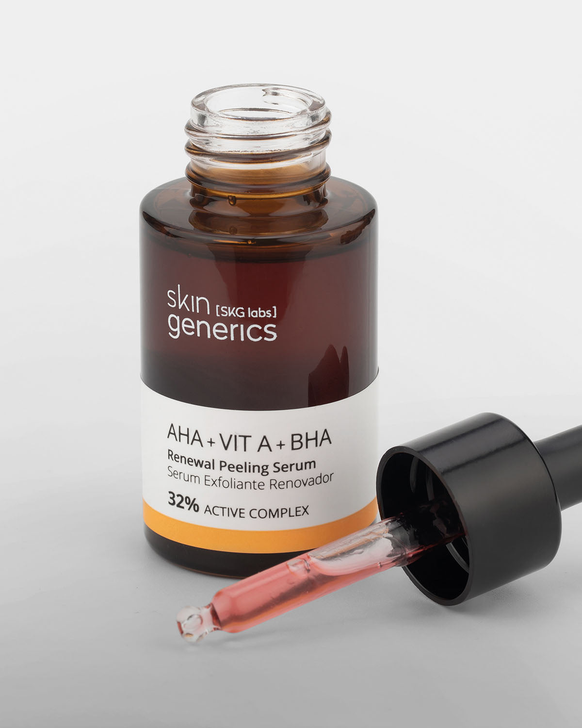 Exfoliating serum with Aha + vit. A + bha