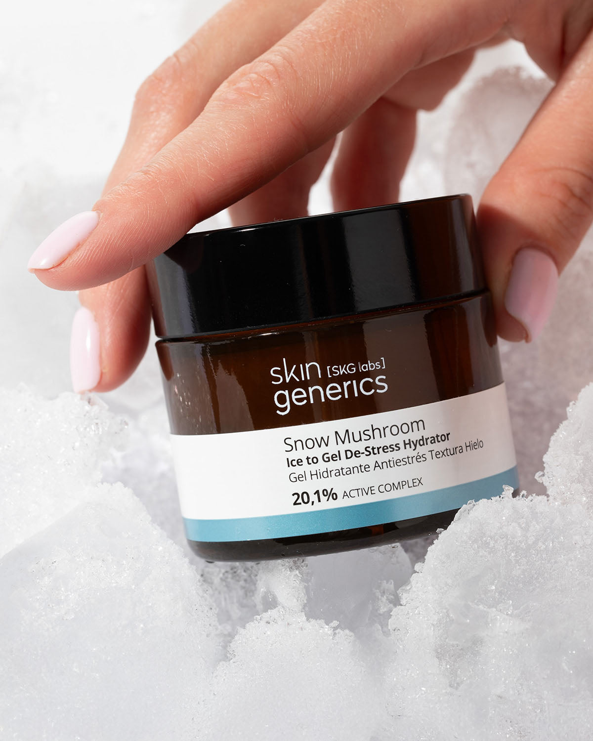 Crema Hidratante Doble Textura (gel-hielo) con Snow Mushroom