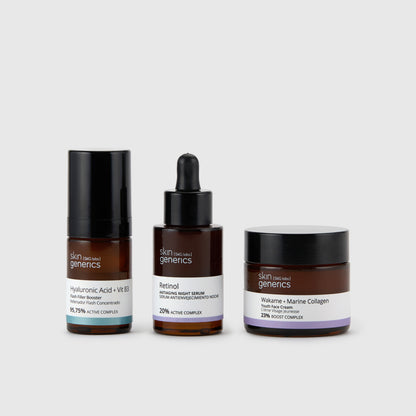 Rutina Cuidado Antiedad con Retinol y Wakame