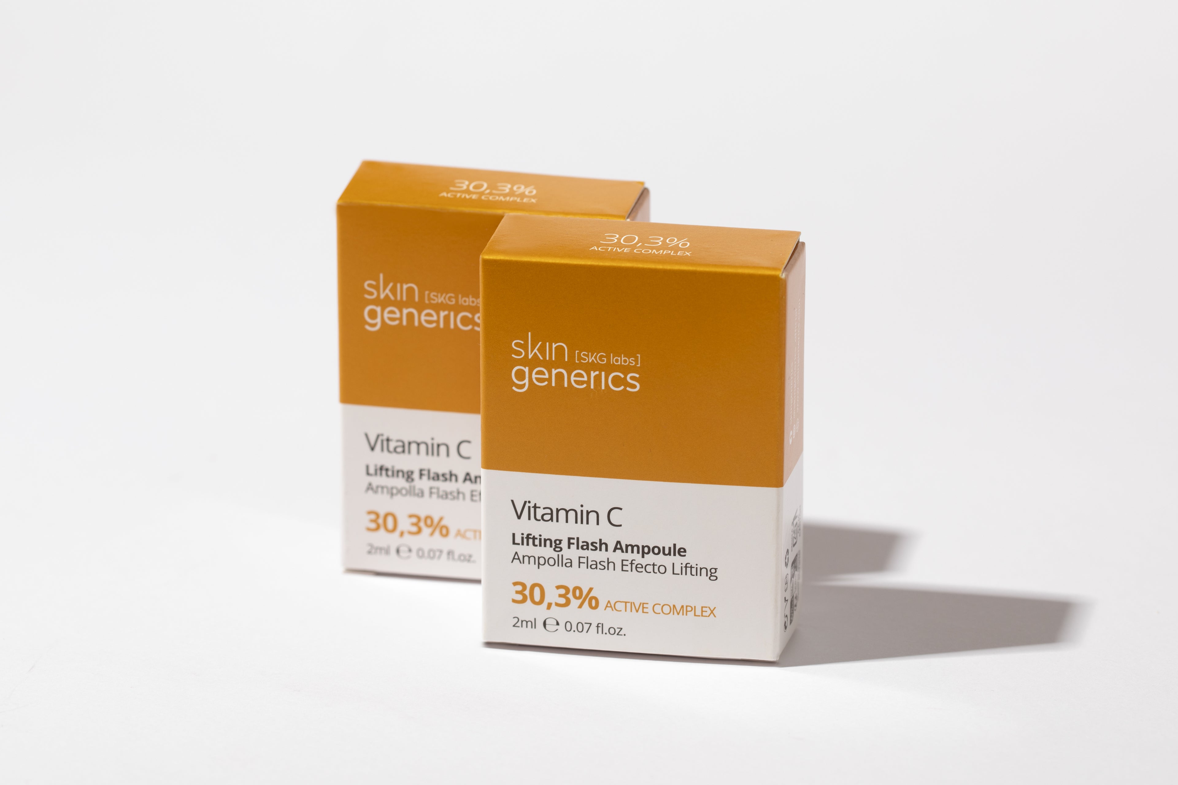 Tensor effect ampoule with Vitamin C