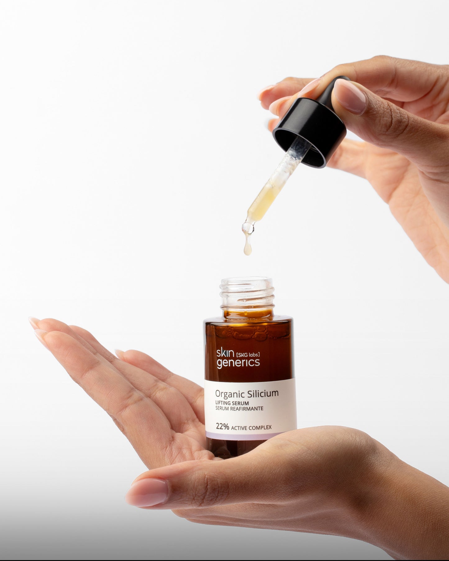 Sérum reaffirmed with organic silicon