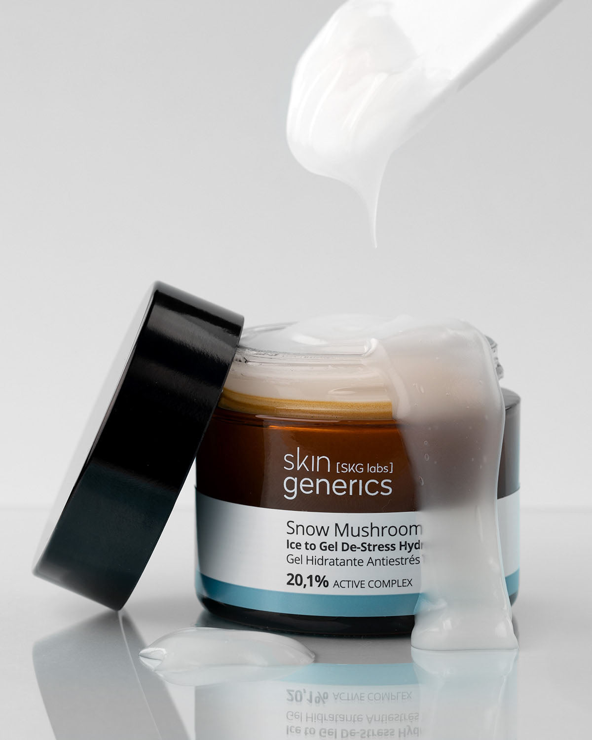 Crema Hidratante Doble Textura (gel-hielo) con Snow Mushroom