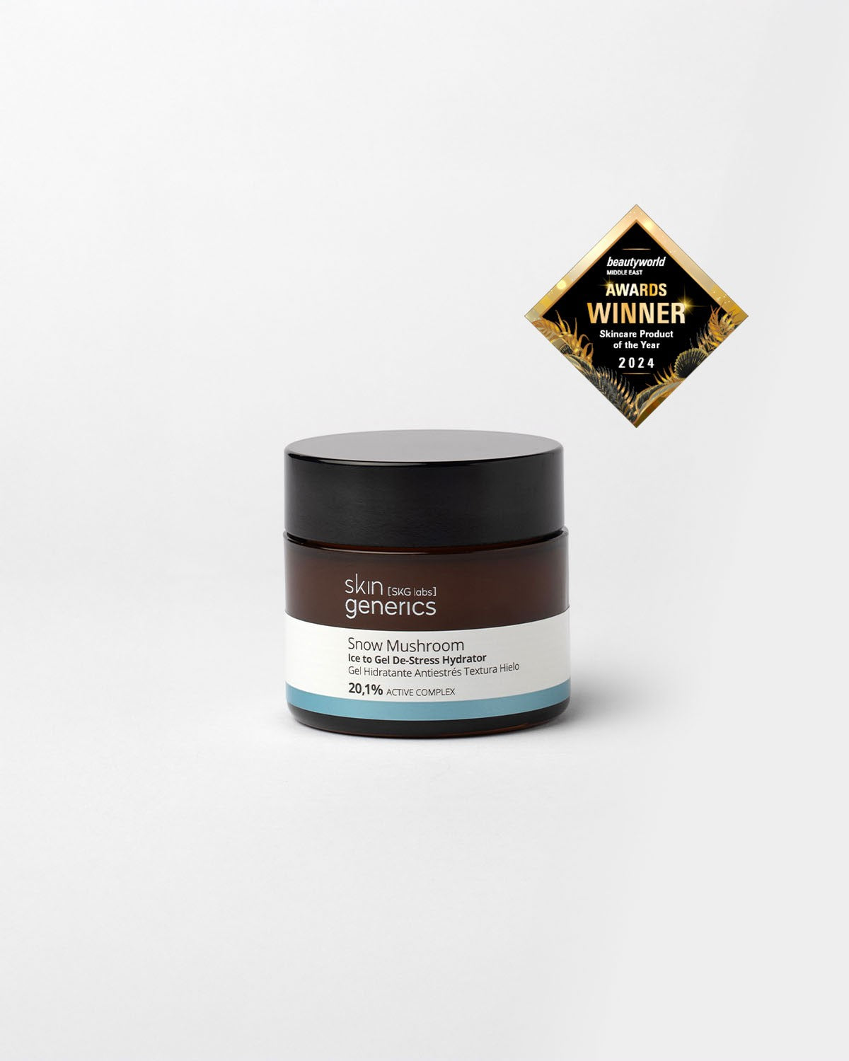 Double texture moisturizer (gel-ielo) with snow mushroom