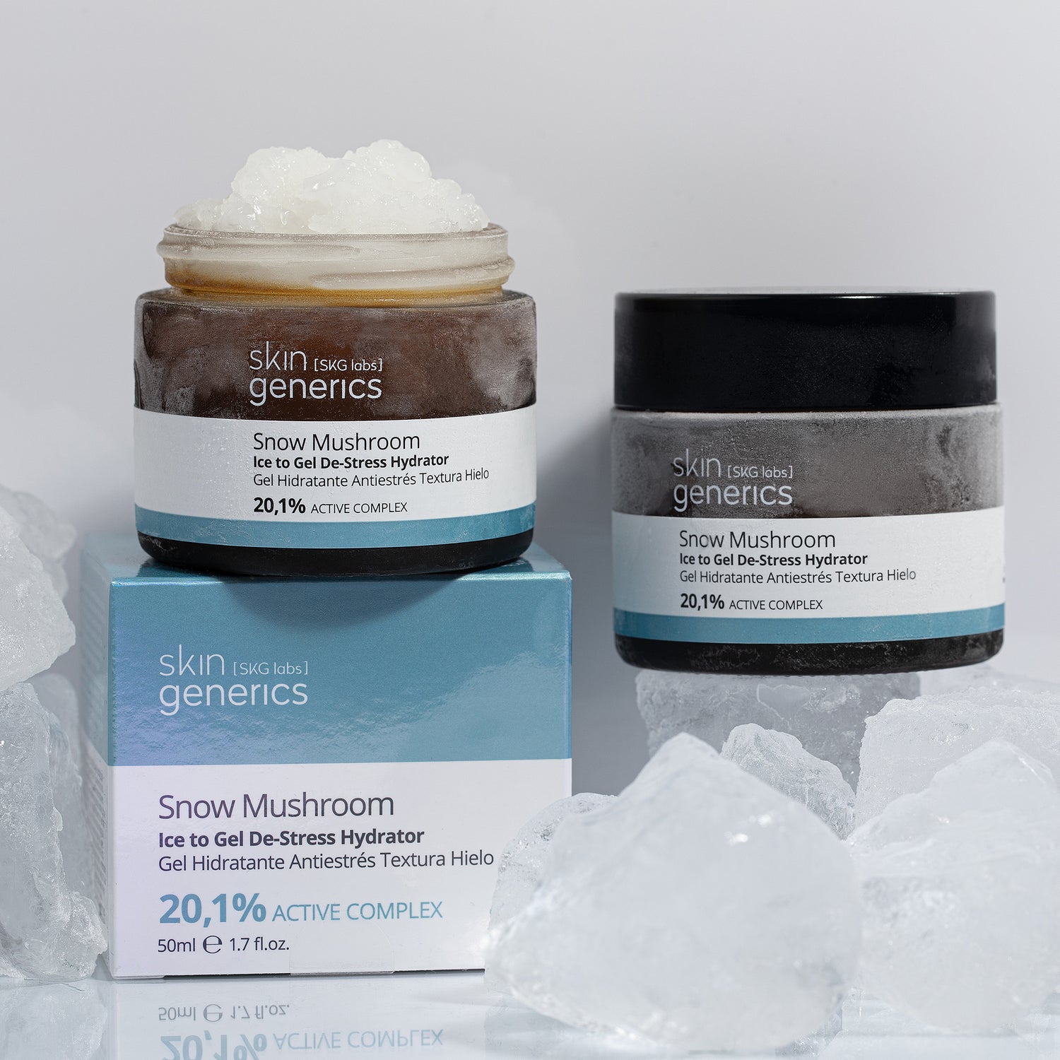 Double Texture Moisturizing Cream with Snow Mushroom (gel-ice)